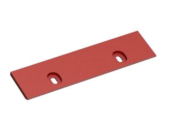 Seal 493x125x15, 2 slotted holes, Hardox for Vecoplan 