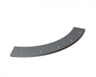 Sealing ring for screen carrier Ø894, 5 slotted holes, Creusabro for Lindner Recyclingtech Lindner Universo