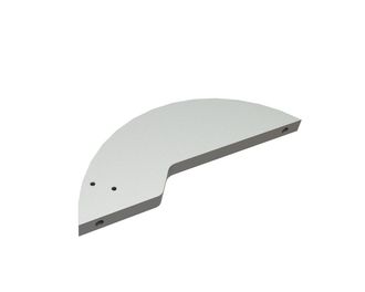 Segmento de relleno derecho, Ø610x215x37, 2 perforaciones avellanadas, 2 roscas M10, versión B1 para Adelmann Umwelt GmbH 