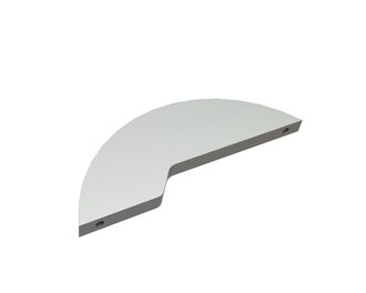 Segmento de relleno izquierdo, Ø610x215x37, 2 perforaciones avellanadas, 2 roscas M10, versión B1 para Adelmann Umwelt GmbH 