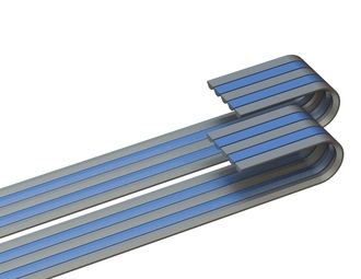 Set cinghie di potenza 2x 5-SPC 5000 versione poliestere, 5 nervature lunghezza 5000 mm profilo SPC 