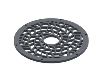 Setaccio da taglio Ø480x16, passaggio pallina Ø38, Creusabro 