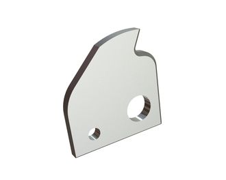 Shear saddle 58x55x6, M8 thread, X version for HSM 
