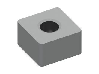 Shredder knife 35x35x20, Premium Line, M16 thread, X version 