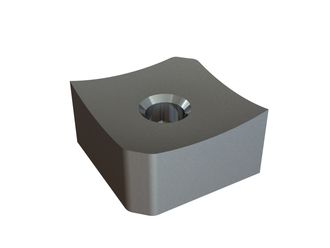 Shredder knife 37x37x20, Premium Line, M12 thread, X version for UNTHA America Untha MR 2000