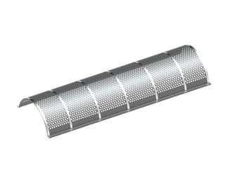 Siebblech 1450 breit, Siebblechstärke t=3+2, Lochung Ø3, Steg 2, Baustahl für Eldan Recycling Eldan FG 1500