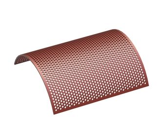 Siebblech 480 breit, Siebblechstärke t= 6 Lochung Ø9, Steg 4 