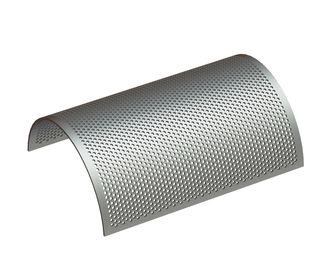 Siebblech 589 breit, Siebblechstärke t=6 Lochung Ø8, Steg 4 