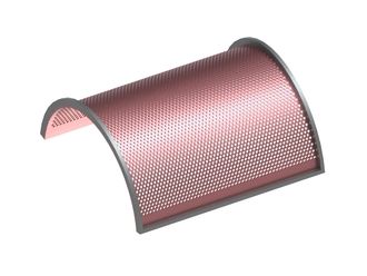Siebkorb 1030 breit, Siebblechstärke t=10 