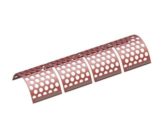 Siebkorb 2030 breit, Siebblechstärke t=12 4-tlg, runde Lochung Ø80 Steg 25, Hardox für Vecoplan 