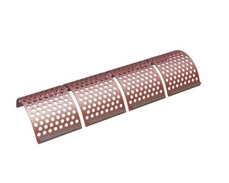 Siebkorb 4-tlg 2030 breit, Siebblechstärke t=12 Lochung Ø40 Steg 20 für Vecoplan 