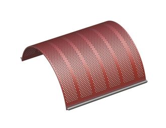 Siebkorb 788 breit, Siebblechstärke t=10, Lochung Ø10, Steg 5, Hardox für Herbold Meckesheim GmbH 