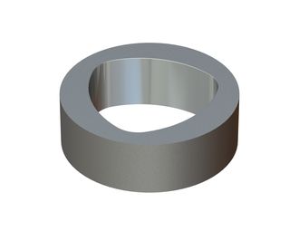 Spacer ring Ø250x80 for MeWa | Ehehalt | Andritz MeWa | THM Recycling Mewa UC 150