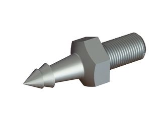 Spike 38x15, M8 Gewinde, Schlüsselweite 8 