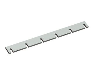 Stator knife 1000x90x20 PremiumCut, 6 slots, cutting edge 85°, X version for Netzsch-Condux Mahltechnik GmbH 