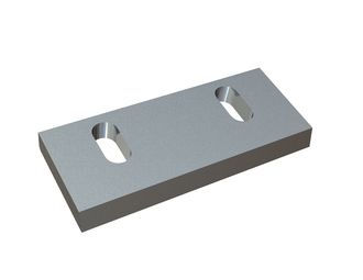Stator knife 110x47x10, PremiumCut, 2 slotted holes, cutting edge 75°, Y version for Heinrich Dreher Maschinenbau 