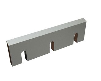 Stator knife 220x68x14 PremiumCut, 3 slots, cutting edge 70°, X version for Netzsch-Condux Mahltechnik GmbH 