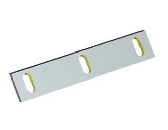 Stator knife 224x46x8, Eco Line, 3 slotted holes, cutting edge 70°, X version for Cumberland 