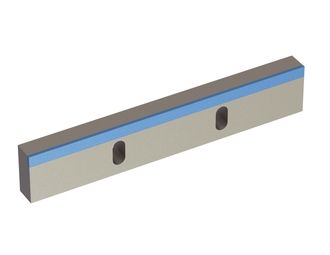 Stator knife 399x70x30, CarbideCut, cutting edge 9°, 2 slotted holes 18x360°, M16, carbide grade H4 