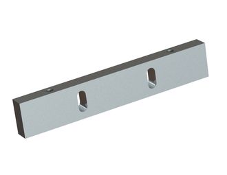 Stator knife 399x70x30, PremiumCut, 2 slotted holes, X version 