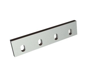 Stator knife 400x90x20, PremiumCut, 4 slotted holes, 2xM10, cutting edge 85°, X version for Netzsch-Condux Mahltechnik GmbH 