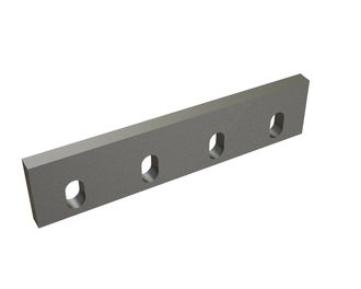 Stator knife 400x90x20, PremiumCut, 4 slotted holes, cutting edge 85°, X version for Netzsch-Condux Mahltechnik GmbH 