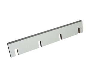Stator knife 418x70x13 PremiumCut, 4 slots, cutting edge 75°, 2xM8 thread, Y version for Tria 