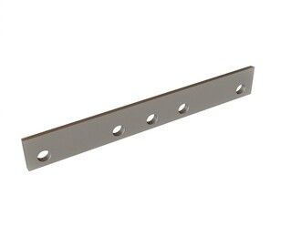Stator knife 421x58x11 PremiumCut, 5 holes, cutting edge 75°, 1xM6 thread, X version for Tria 