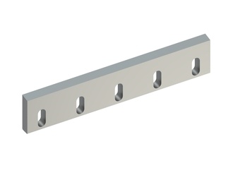 Stator knife 499x100x24 Premium Line blade 80°, 5 long hole 