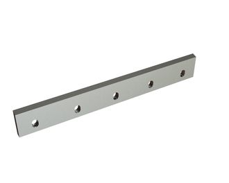 Stator knife 501x68x14, PremiumCut, 5 slotted holes, cutting edge 75°, X version for Tria 
