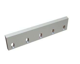 Stator knife 519x118x25, PremiumCut, 5 slotted holes, cutting edge 75°, X version for Tria 