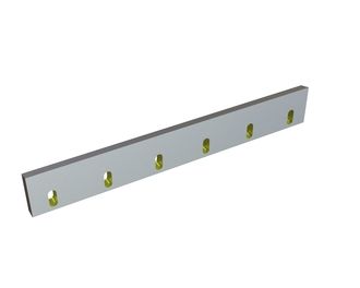 Stator knife 519x76x20, StandardCut, 6 slotted holes, cutting edge 75°, X version for Heinrich Dreher Maschinenbau 