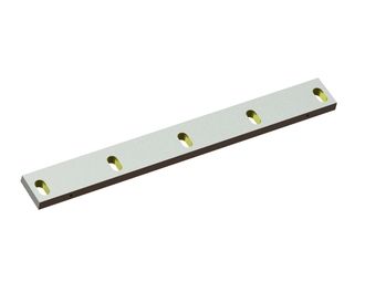 Stator knife 590x68x19 Eco Line, cutting edge 10°, 5 slotted holes 18x35, Y version 