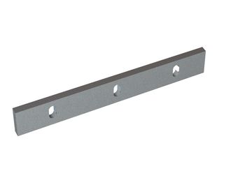 Stator knife 610x82x18, Premium Line, 3 slotted holes, cutting edge 75°, Y version for Rapid Granulator AB 