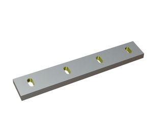 Stator knife 614x98x24, StandardCut, 4 slotted holes, cutting edge 75°, X version for Previero | Sorema 