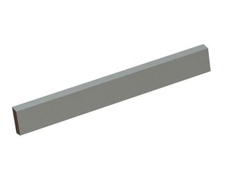 Stator knife 618x78x24 Premium Line, cutting edge 75°, 2xM12 thread, X version for Previero | Sorema 