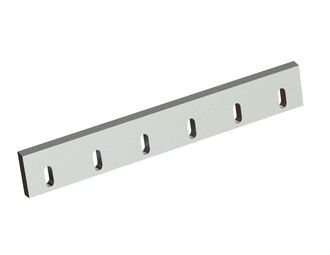 Stator knife 648x96x22, PremiumCut, 6 slotted holes, cutting edge 75°, Y version for Heinrich Dreher Maschinenbau 