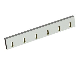 Stator knife 648x96x22, StandardCut, 6 slotted holes, cutting edge 75°, Y version for Heinrich Dreher Maschinenbau 