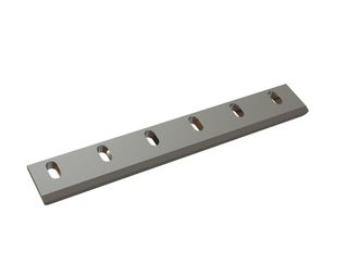 Stator knife 648x96x24, PremiumCut, 6 slotted holes, cutting edge 5x20°, Y version for Heinrich Dreher Maschinenbau 