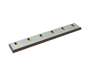 Stator knife 649x96x22, StandardCut, 6 slotted holes, cutting edge 75°, Y version for Heinrich Dreher Maschinenbau 