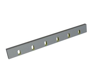 Stator knife 651x69x18, StandardCut, 6 slotted holes, cutting edge 7°, X version for Getecha GmbH 