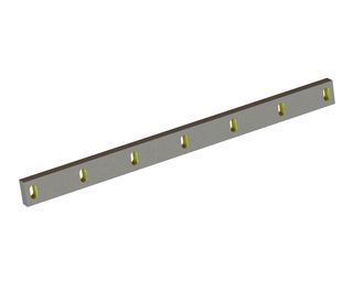 Stator knife 684x50x20, StandardCut, 7 slotted holes, cutting edge 90°, X version 