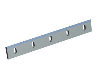 Stator knife 726x100x22, Hybrid Line, cutting edge 75°, M10, carbide grade H4 for Zerma | AMIS 