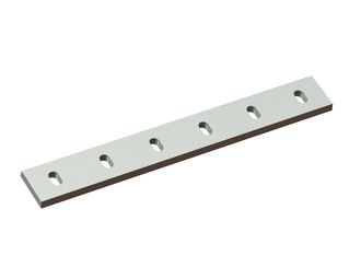 Stator knife 740x100x20 Premium Line, 6 slotted holes, cutting edges 80°, X version 