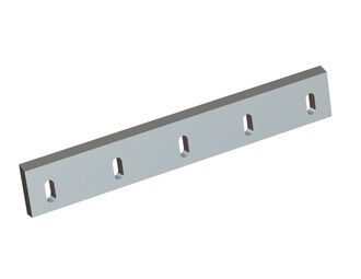 Stator knife 748x115x25, PremiumCut, 5 slotted holes, cutting edge 70°, X version for Folcieri 