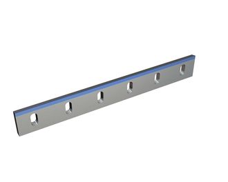 Stator knife 755x100x22, CarbideCut, cutting edge 80°, M10, carbide grade H5 