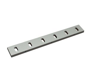 Stator knife 755x100x22, PremiumCut, 6 slotted holes, double-sided cutting edge 80°, 6xM10 