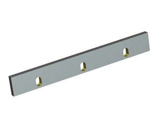 Stator knife 818x100x25, Eco Line, 8 slotted holes, cutting edge 80°, Y version 
