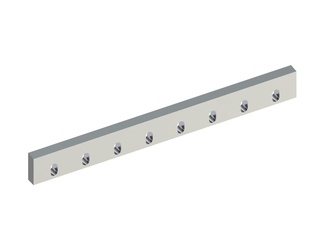 Stator knife 830x90x30 Premium Line, 8 long slot, blade 85°, Y-version 