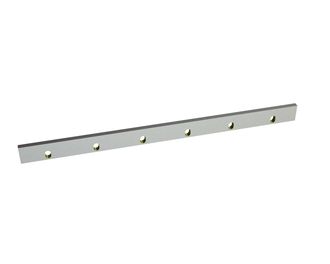 Stator knife 919x60x16, Eco Line, 6 slotted holes, cutting edge 90°, X version for Rapid Granulator AB 